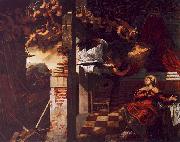 Jacopo Robusti Tintoretto The Annunciation oil on canvas